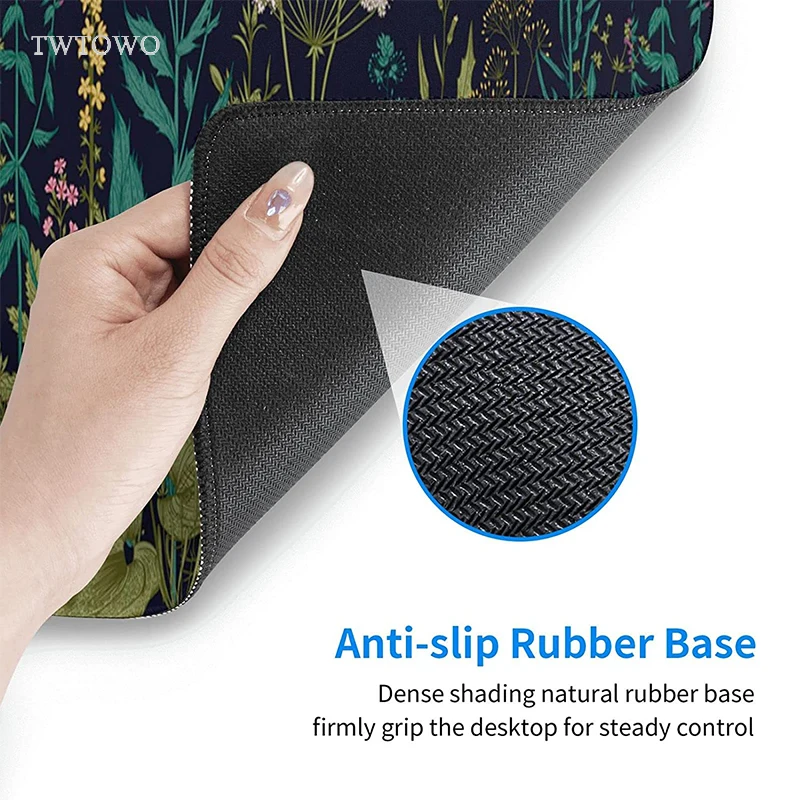 Flower Aesthetics Mouse Pad Gaming XL Computer Home HD Custom Mousepad XXL keyboard pad Natural Rubber Office Soft Mouse Mats