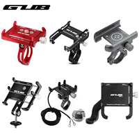 GUB Aluminum Bicycle Phone Holder Metal Bike Cell Mobile iPhone Stand for Motorcycle Scooter Handlebar Bike Headsets Stem Mount