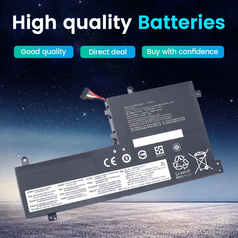 SOMI L17M3PG1 L17M3PG2 L17C3PG2 Laptop Battery for Lenovo Legion Y530 Y540-15IRH Y530-15ICH Y730ICH Y7000 Y7000P 51Wh