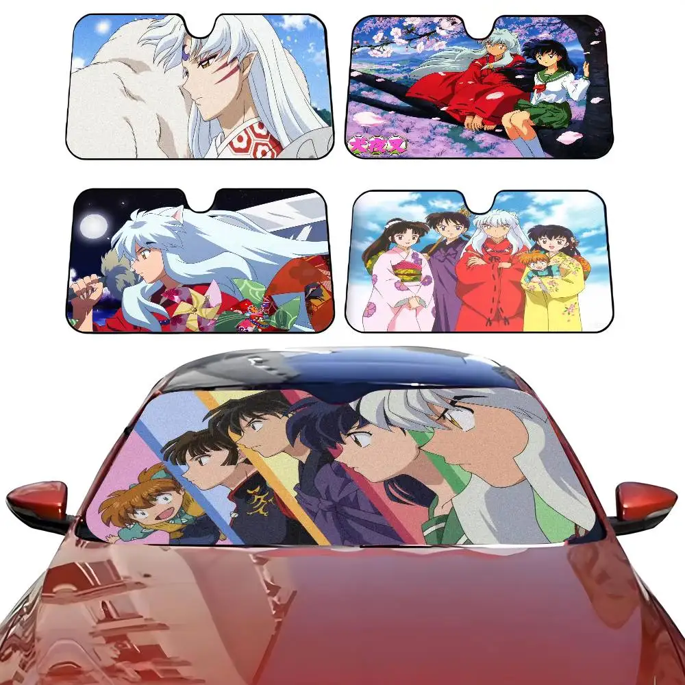 

I-InuYasha автомобильный солнцезащитный козырек, зонтик, лобовое стекло автомобиля, солнцезащитный козырек, защита от ультрафиолета и внутренний охладитель
