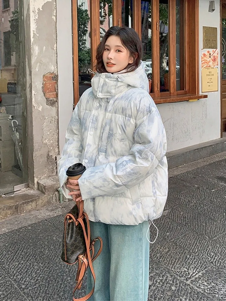 

Модная женская короткая пуховая куртка с капюшоном, 90% белый пух, верхняя одежда, повседневный стиль, прямой крой, теплая
