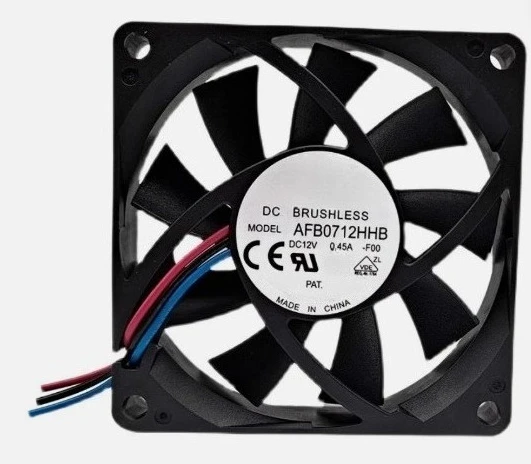 

Brand new AFB0712HHB-F00 DC12V 0.45A 4300RPM 3 wire axial cooling fan Fast delivery
