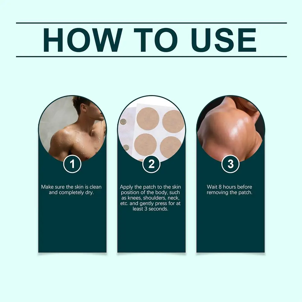 

50 patches Local soothing magnetic joint patch Body Care Patch Production Relieve Fatigue Relax Mind Anti Aging