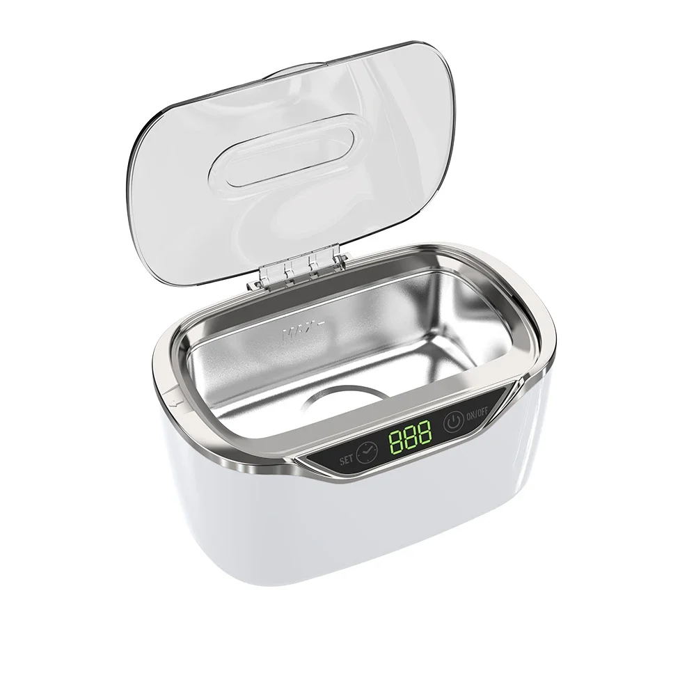 

Household Ultrasonic Bath 700ml Ultrasonic Cleaner 50W Ultrasound Tank Time For Nail Manicure Rings 220V-240V