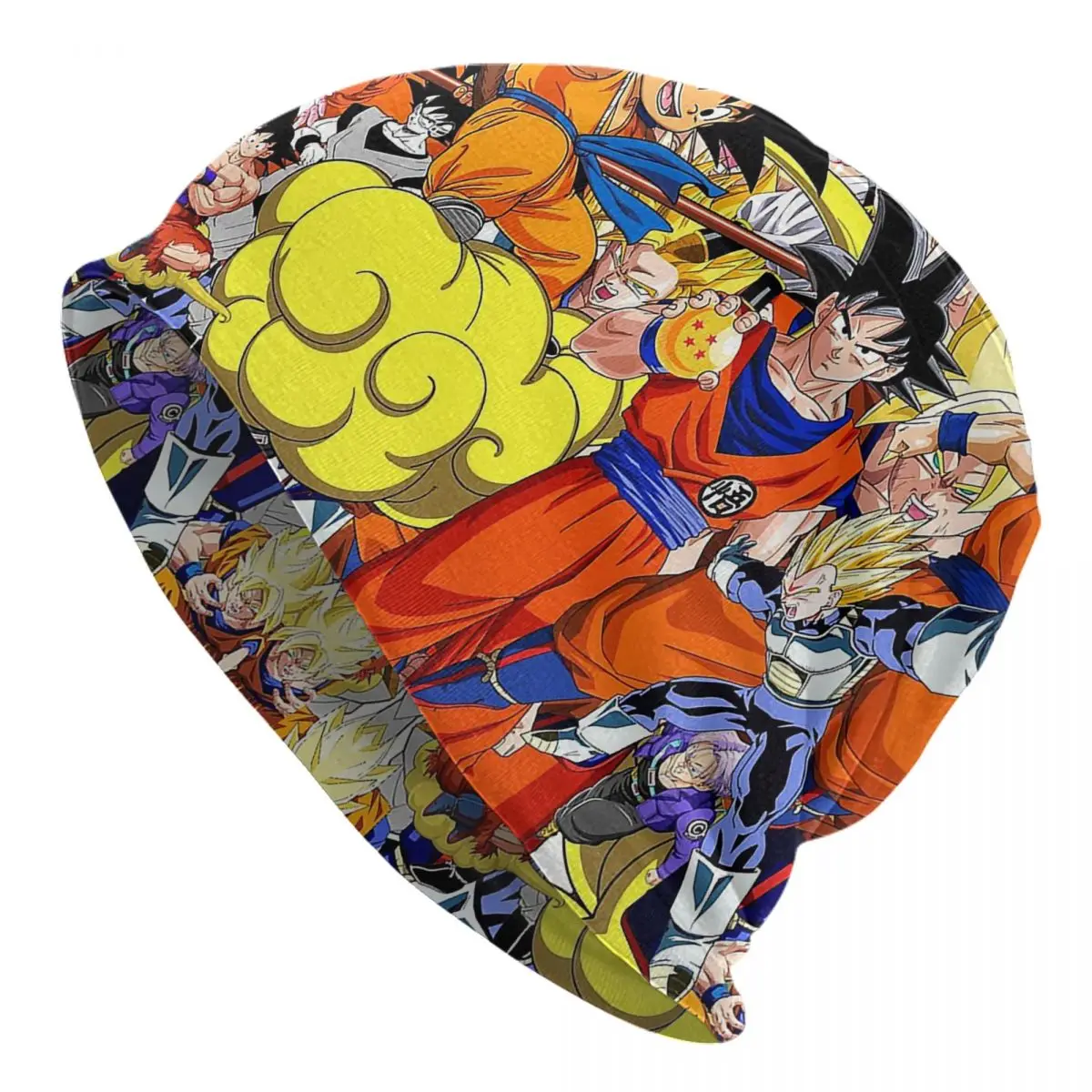 Dragon Ball Z Goku Vegeta DBZ Caps Hip Hop Autumn Winter Outdoor Skullies Beanies Hats Summer Warm Thermal Elastic Bonnet