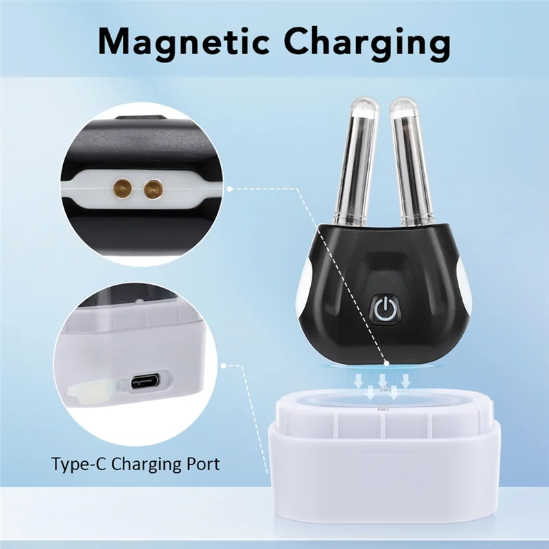 ABLE-Smart Dual UV Nasal Phototherapy Device Red Light Infrared Therapy Base For Chronic Rhinitis/Itchy/Runny Nose Sanitization