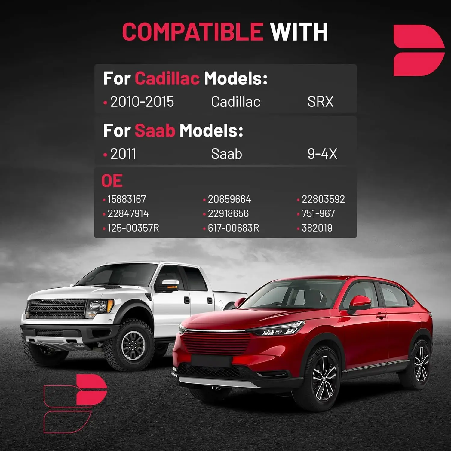 751-967 منظم نوافذ الطاقة مع المحرك الأمامي الأيمن لـ 2010 2011 2012 2013 2014 2015 كاديلاك SRX, 2011 Saab 9-4X #3