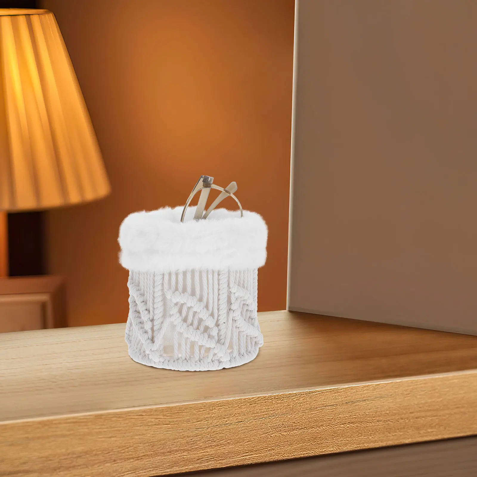 

Держатель для очков из хлопкового шнура в стиле бохо, подставка-органайзер для очков, креативный ящик для хранения очков для стола, дома, офиса, коробка для очков