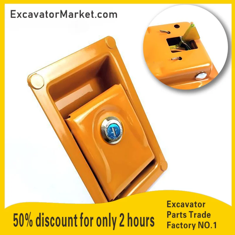 Excavator Parts For Hitachi ZAX ZX 210 230 240 250 330 360-6-3G Excavator Hydraulic Pump Side Door Lock Side Door Lock