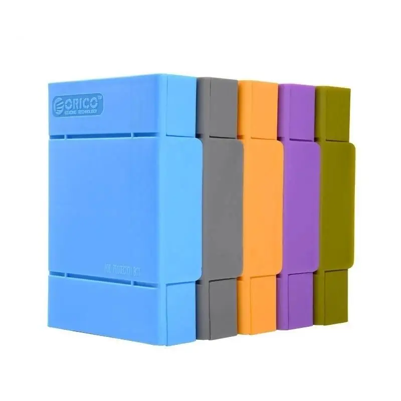 PHP-35 3.5 Inch Anti Shock Hard Drive Storage Box Colorful PP Case for Data Backup Storage