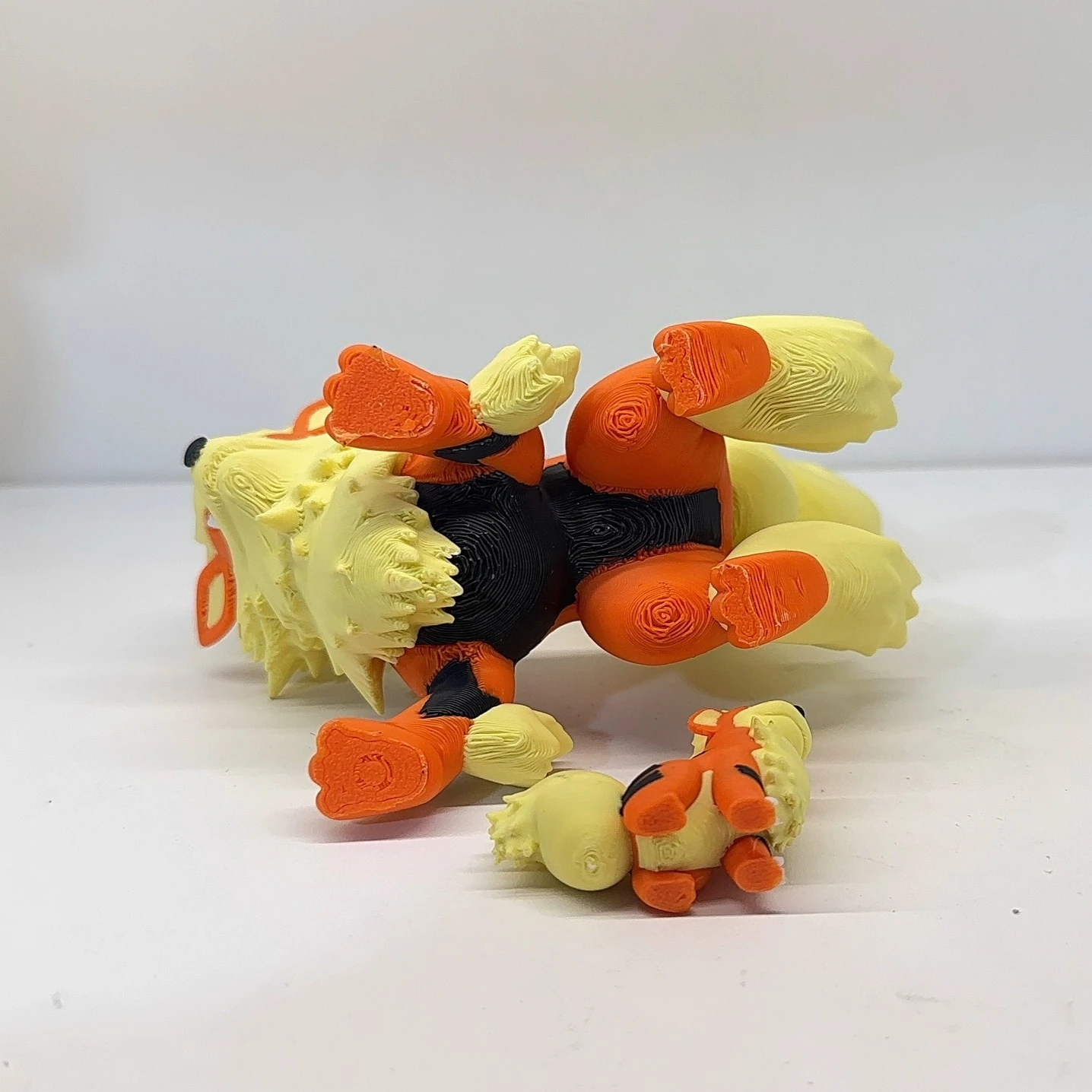 3D-Druck im Maßstab 1:20 World Shellder Growlithe Arcanine Pokémon Spiel Peripherie Modell Sammlung Desktop Ornament Dekoration