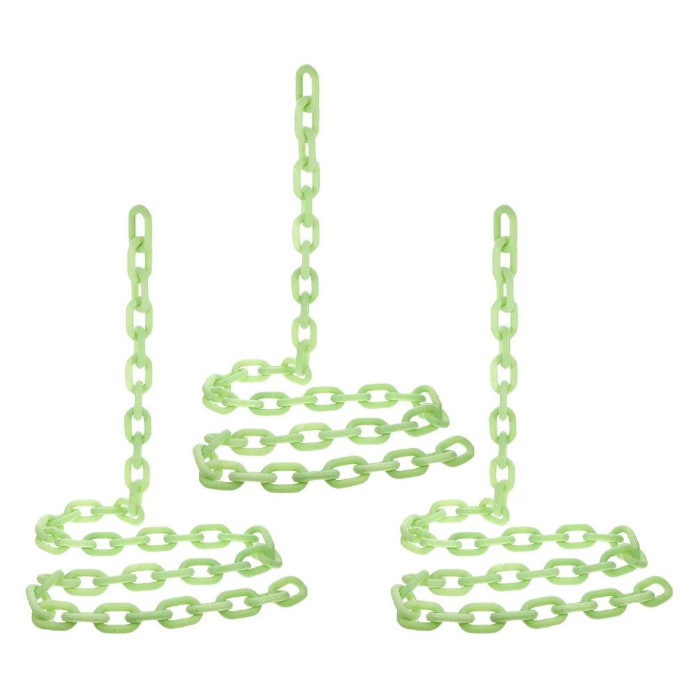 

Simulated Luminous Chain Halloween Decor Fake Prop Chains Decoration Plastic Decorative Costume Decorations