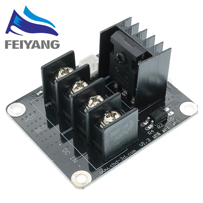 New 3D printer Hot Bed MOSFET Power Expansion Board / Heat bed Power Module For Anet A8 A6 A2 Compate Black Ramps 1.4