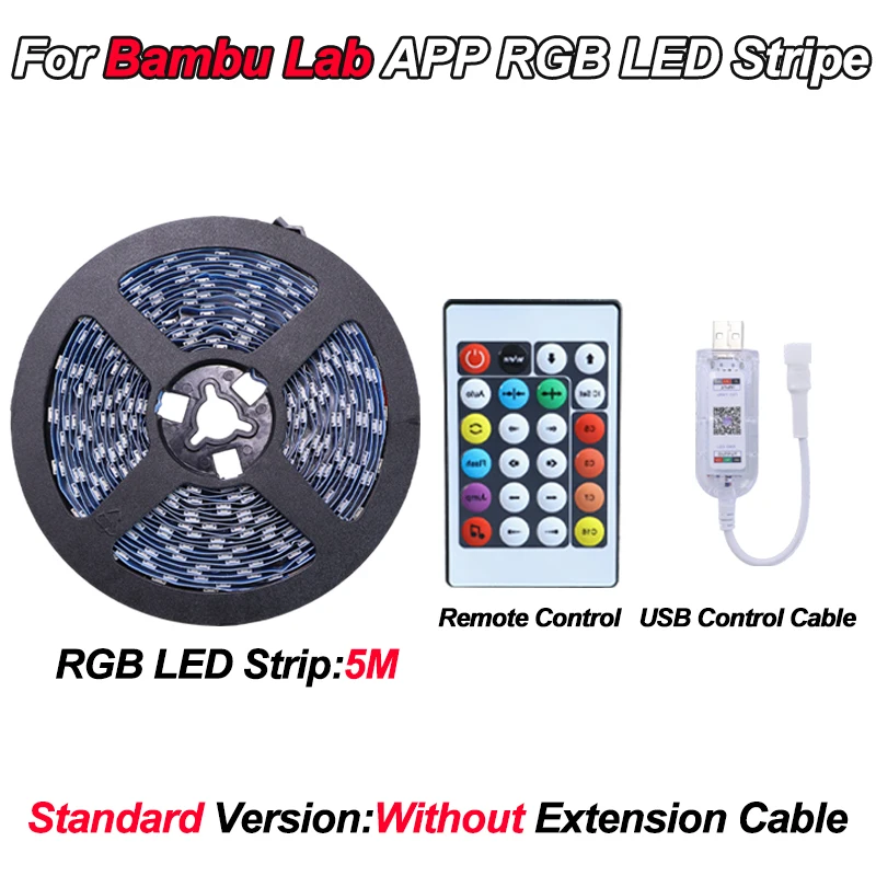Für Bambu Lab LED-Lampen-Kit, verstellbares Licht-Kit, LED-Lichtteile, Hardware, DIY-Modell, Weiß-/Kalt-/Warmlicht, ohne Lampengehäuse 001
