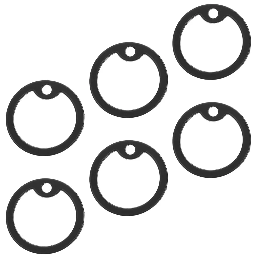 

Dog Collar The Ring ID Tag Protector Sticker Black Pet Accessories for Dogs