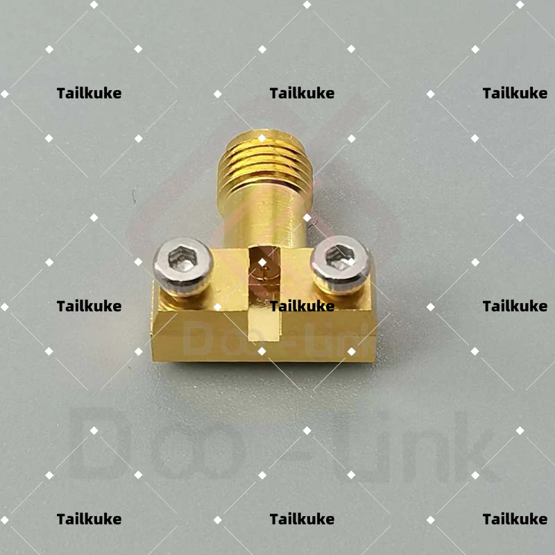 Microwave RF RF High Frequency SMA Connector Female Head Solder Free Crimp Connector PCB Edge Board DC-18G