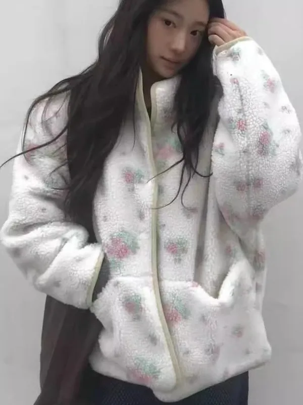 

Faionable двустороннее зимнее пальто, милый антивозрастной торт, женский теплый топ в корейском стиле, женская верхняя одежда