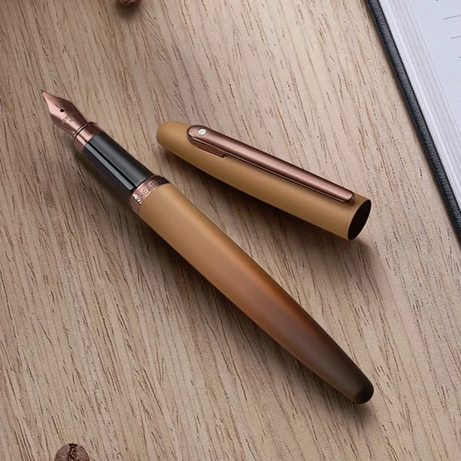 

Sheaffer 100 Limited Edition Coffee Gradient Fountain Pen Signature Writing Gift with Schmidt Nib High Quality