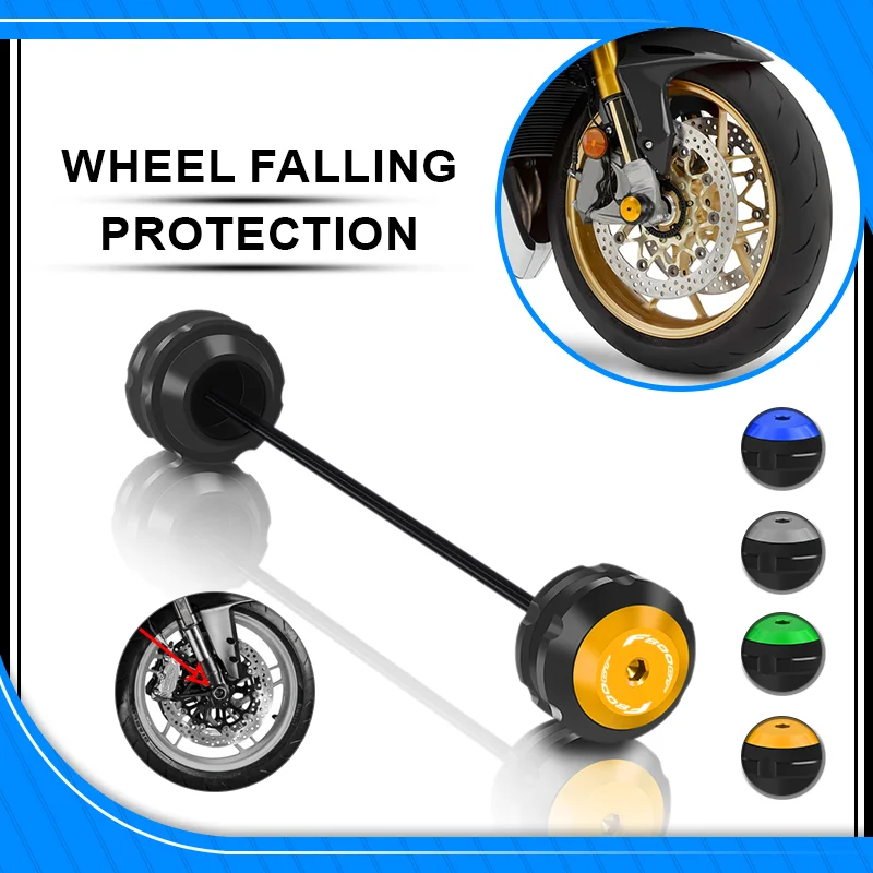 Motorcycle Accessories For BMW F800GT F800ST 2004-2018 Front Wheel Fork Axle Sliders Crash Protector Cap Pad f800gt f800st