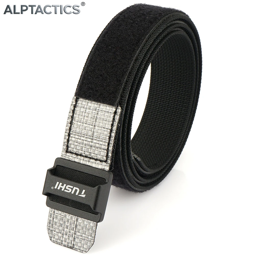 ALPTACTICS Quick Release Belt retaining clip Tactical Military Canvas Webbing for Men Durable Outdoor Workwear Training Pants