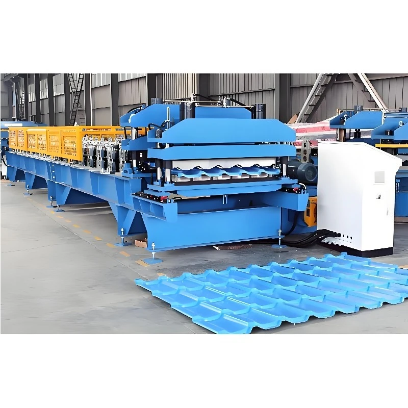 Industrial Roof Tile Machine Automatic Metal Sheet Roll Forming Equipment for Construction Building Materials Production