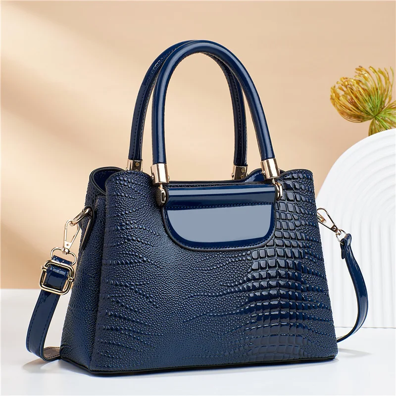 Borsa a tracolla monospalla per pendolarismo di moda di lusso borse da donna in pelle con motivo a coccodrillo borsa a tracolla Casual retrò