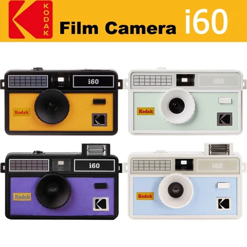 Imagen 2 del producto Cámara KODAK i60 cámara de película de 35mm cámara de película reutilizable con luz de Flash azul/amarillo/Bud opcional 135-36 35MM Color Plus 200 película