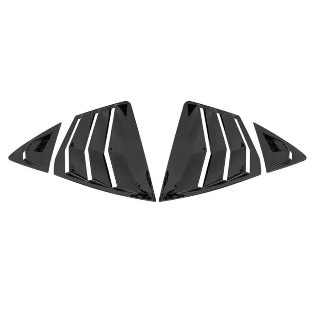 

Отделка оконного совок Глянцевая черная отделка жалюзи Двусторонняя автомобильная лента Улучшенный стиль Высококачественный АБС-материал Глянцевый черный