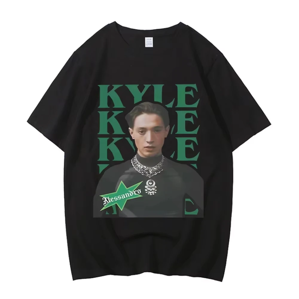 

Men and Women New Arrival Kyle Alessandro Lighter Eurovision 2025 Norway Merch Tee T-Shirt High Quality Cotton T-shirts Clothing