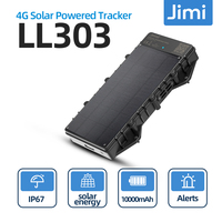 Jimi 4G Solar Powered GPS Tracker LL303Pro With Real-Time Tracking IP67 Waterproof 10000mAh Battery Smart Alert Locator Free APP