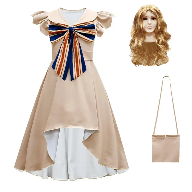 Vestido para niños con arena de osos, M3gan Meghan, Cosplay, protagonista, falda para actuación de niñas, 81257 2025, nuevo