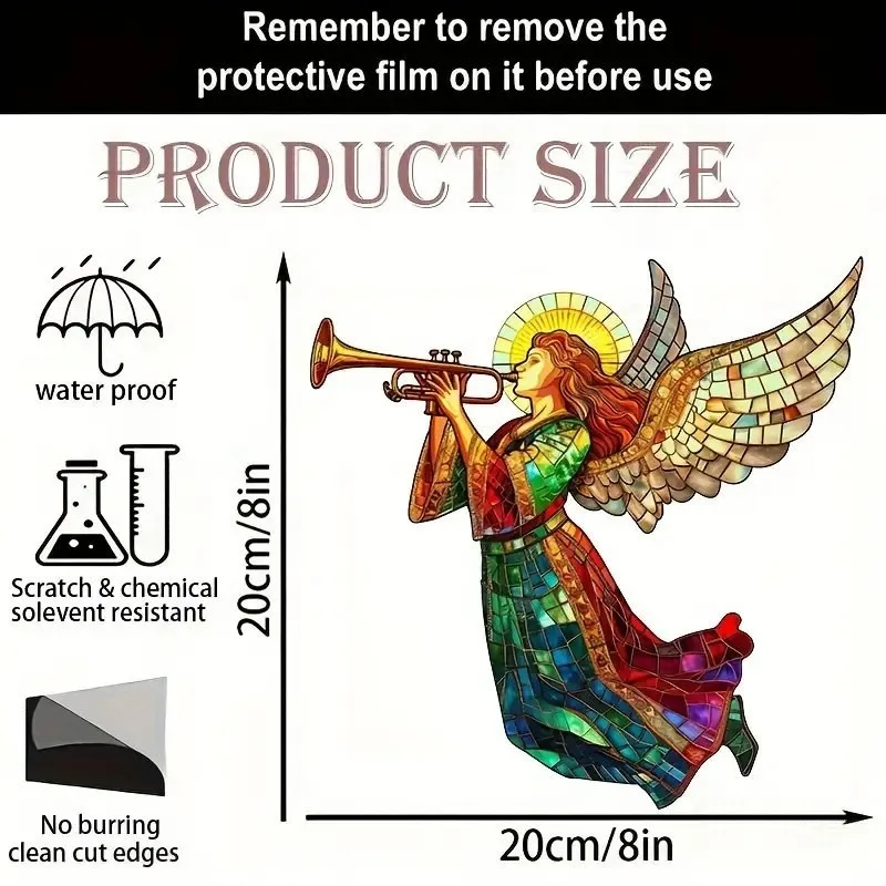 شجرة عيد الميلاد الاكريليك شقة معلقة زخرفة لنافذة Suncatcher الملاك سانتا كلوز ديكور ل 2025 عيد الميلاد نافيداد لوازم الحفلات