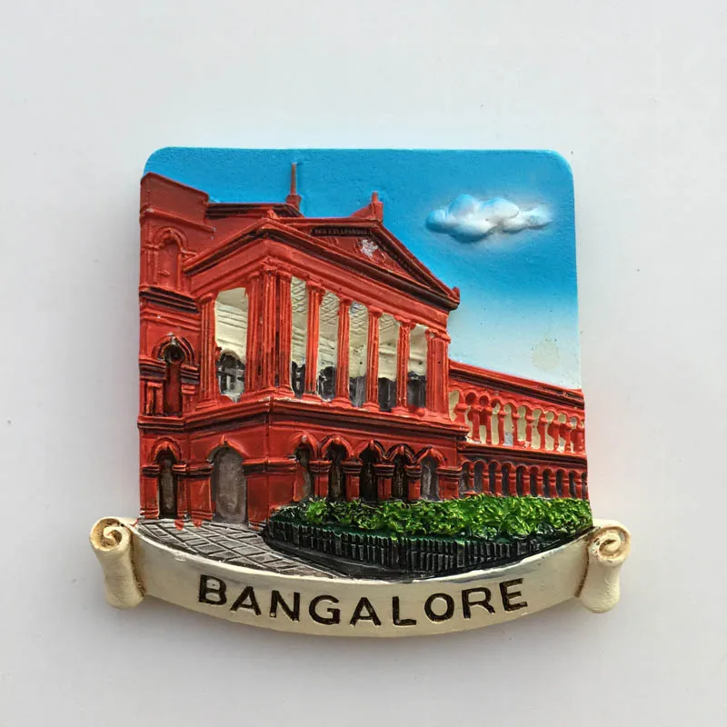 Bangalore 3D refrigerator magnets Travel souvenirs Refrigerator magnets decorative supplies collection arts and crafts gifts