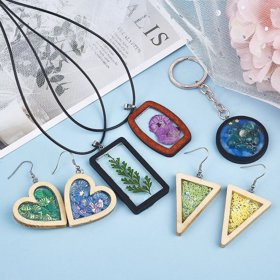 راتنجات الايبوكسي الشفافة الصلبة ، تنشيط أشعة الشمس ، غراء كريستال سريع الجفاف ، صنع المجوهرات ، 10 جم ، 25 جم ، 30 جم ، 50 جم ، 60 جم ، g