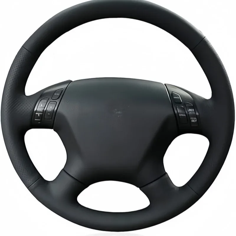 

DIY Black Faux Leather Car Accessories Steering Wheel Cover For Honda Accord EX-L 2006 2007 Honda Accord EX 2006 2007