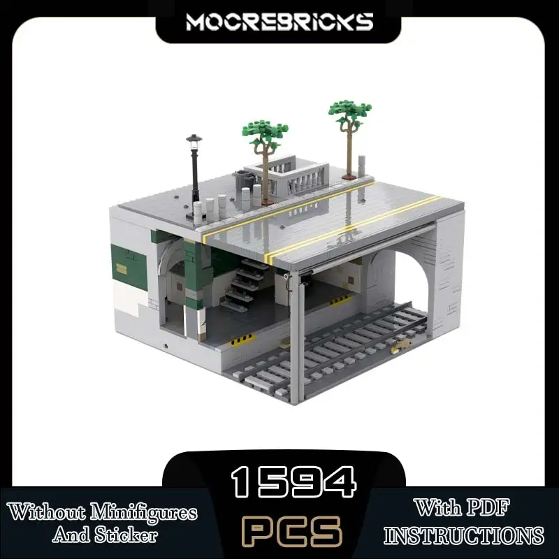 

MOC New York City Typical Subway Station Modular Building Kit Building Blocks Model Kid's Toys Bricks Gift