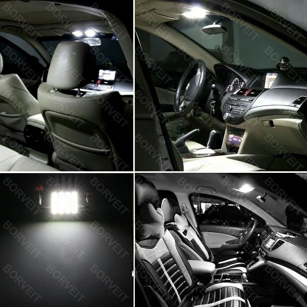 41MM Plug and Play 578 212 211-2 Festoon LED Interior Courtesy Map Dome Trunk Light Bulbs 6000K White 10Pcs