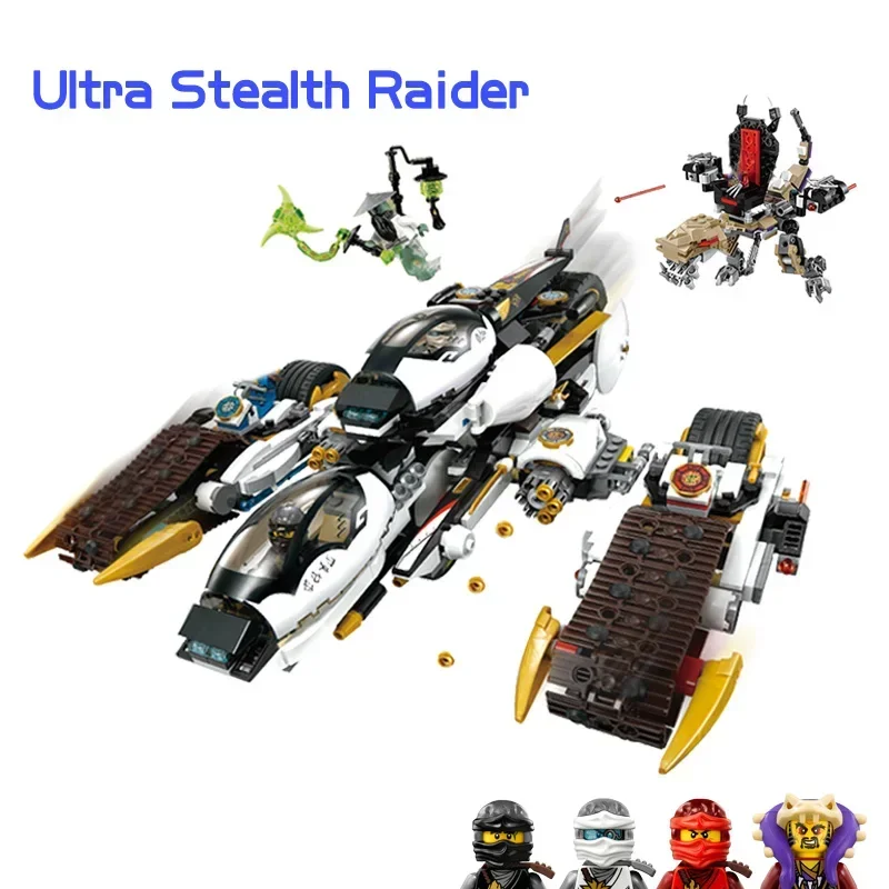 Bloques de construcción Ultra Stealth Raider, figuras de serpiente, montaje de ladrillos, juguetes, regalo para niños adultos