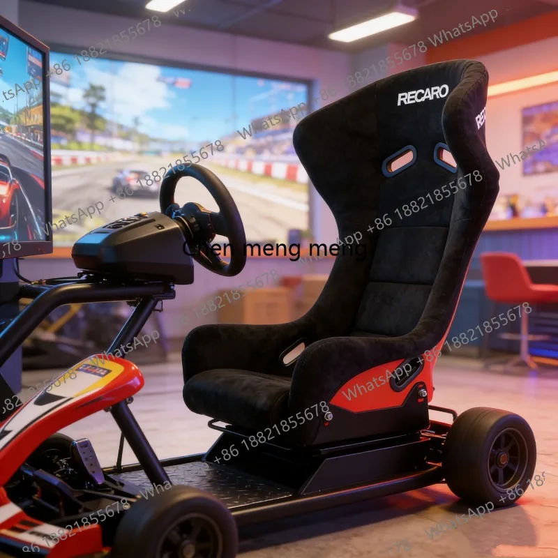 

Racing bucket chair steering wheel F1 car game emulator e-sports chair flight seat GT