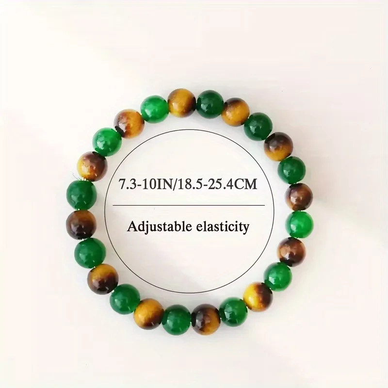 Bracelet glazed glass tiger's eye stone high-end bracelet spot wholesale