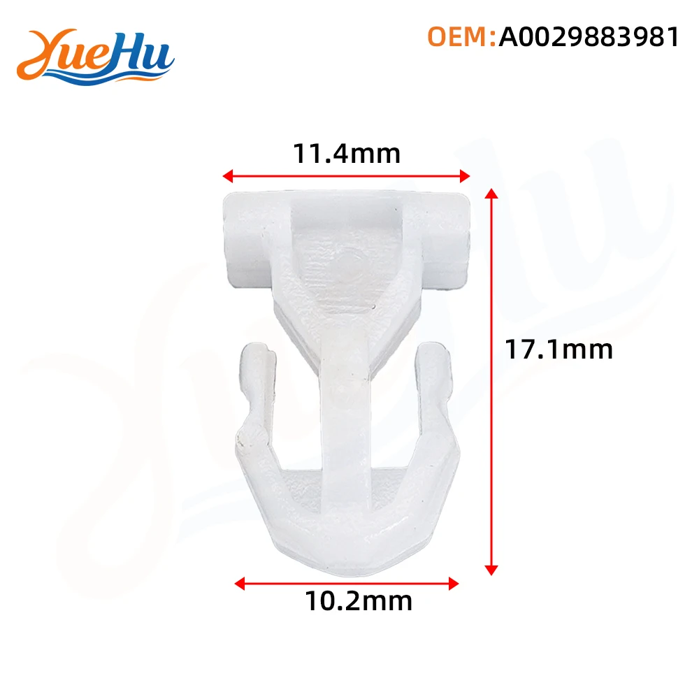 YUEHU 25PCS Merce-des-Benz R170 C208 W210 Body Trim Clip Clamp Plug  Mounting Clip - A002988398