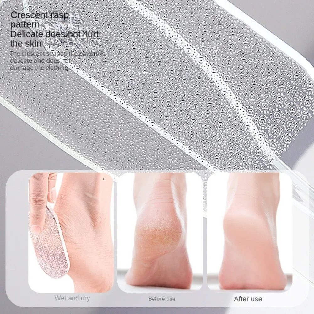 Foot Scrubber Nano Glass Foot File Foot Care Tools Transparent Glass Pedicure Tool Pedicure Rasps Callus Dead Skin Remover