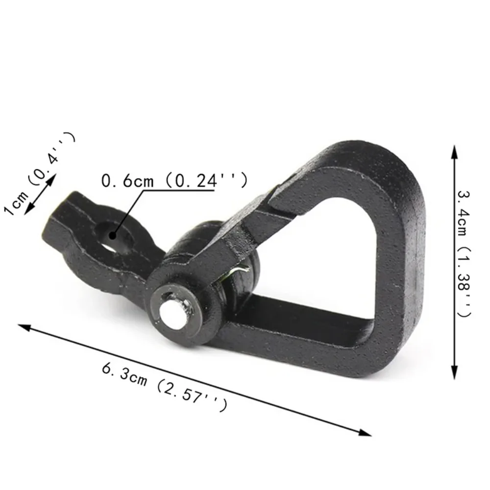 1pc Universal Aluminum Motorcycle Helmet Spring Lock Hook, Compatible with Motorcycles, Scooters, Dirt Bikes and ATVs