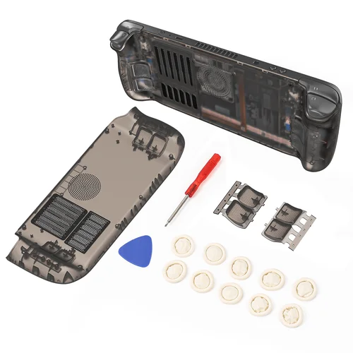 Imagen 2 del producto Accesorios de juego para Steam Deck, placa frontal de repuesto personalizada, carcasa de placa trasera para consola LCD Steam Deck, novedad
