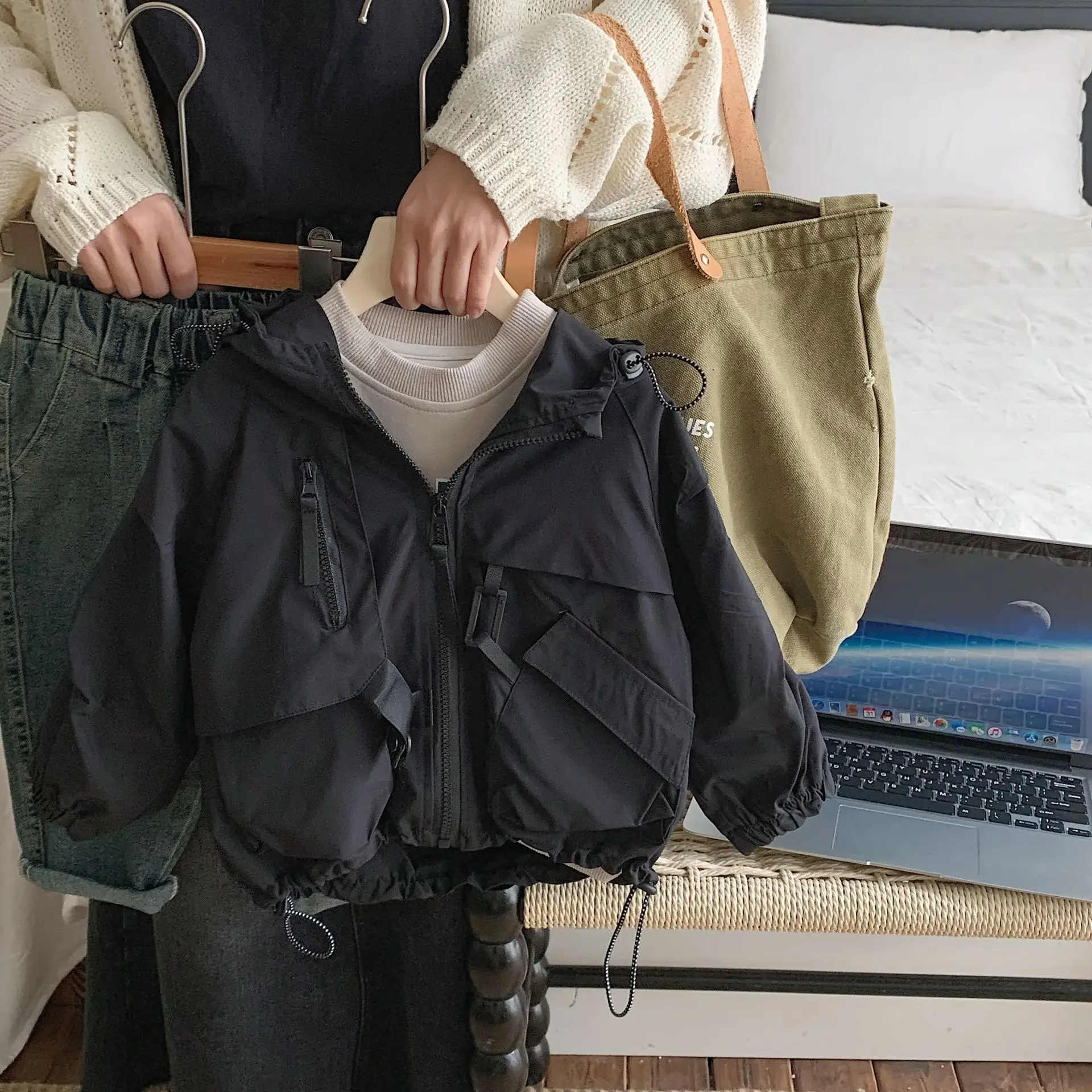 

Boys' Jacket Tooling Jacket Baby Casual Top Trend Children's Autumn Jacket 2025 New Children's Clothing