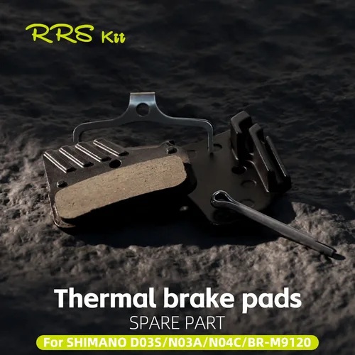 Imagen 2 del producto RRSKIT para Shimano D03S/N03A/N04C/BR-M9120 pastillas de freno de disipación de calor de cerámica para bicicleta pastilla de freno de bicicleta piezas de freno de ciclismo