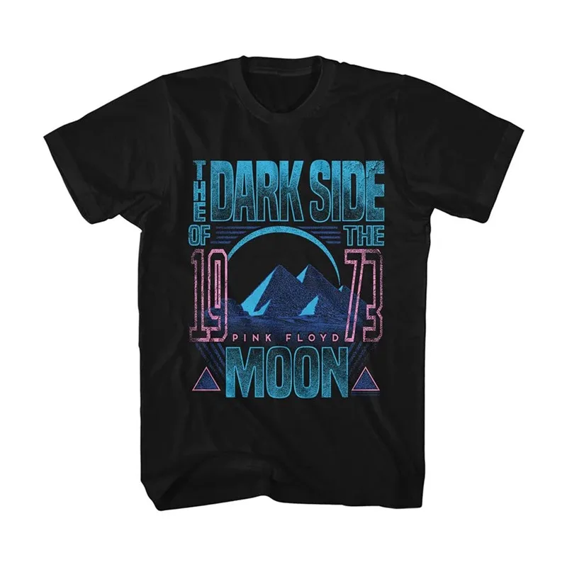 Summer Pink Floyd Band Roger Waters Rock Retro Pink American Loose-Sleeved T-Shirt