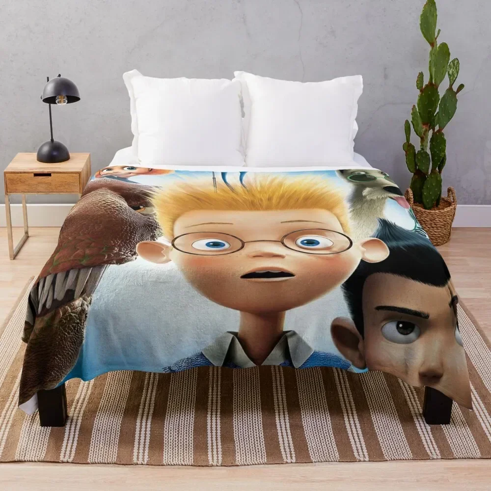 meet the robinsons Throw Blanket Hairy For Decorative Sofa Blankets