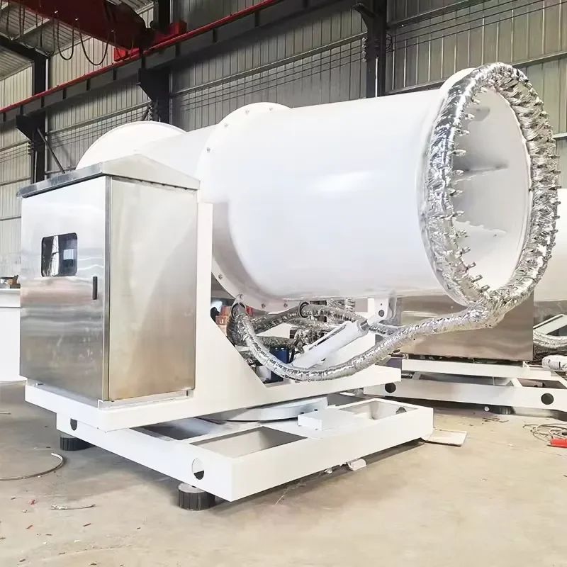 J Optimized Air Duct Boost Mist Concentration and Spraying Range Industrial Fog Cannon