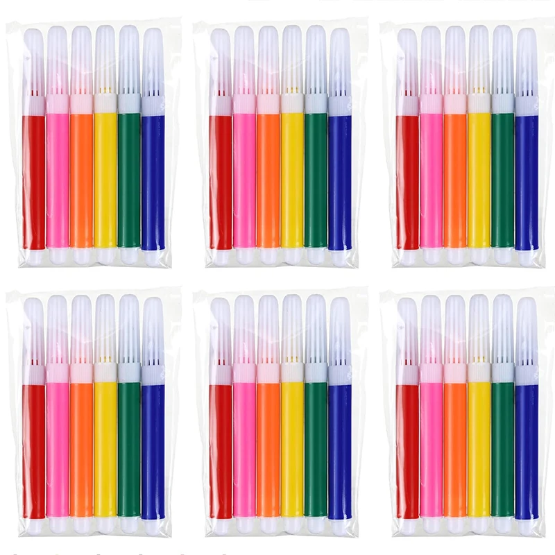10/20/30Packs Mini Drawing Marker 6Color Watercolor Pens Stationery Accessories Suitable for Painting Art Classroom Supplies TMZ